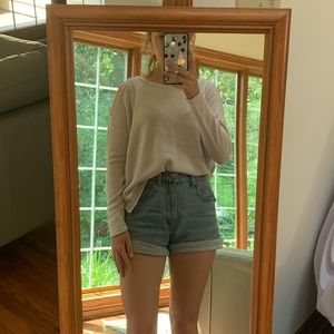 American Eagle Cold Shoulder Sweater